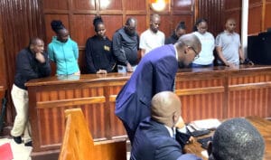 Justus theuri Kinyanjui, caroline Murugi,Mary Wambui, Peter Kariuki Frankline Sila, Valentine Mwikali, Gloria kavivi and David Mwangi unlawfully stole the sum of money from the new Milimani sacco